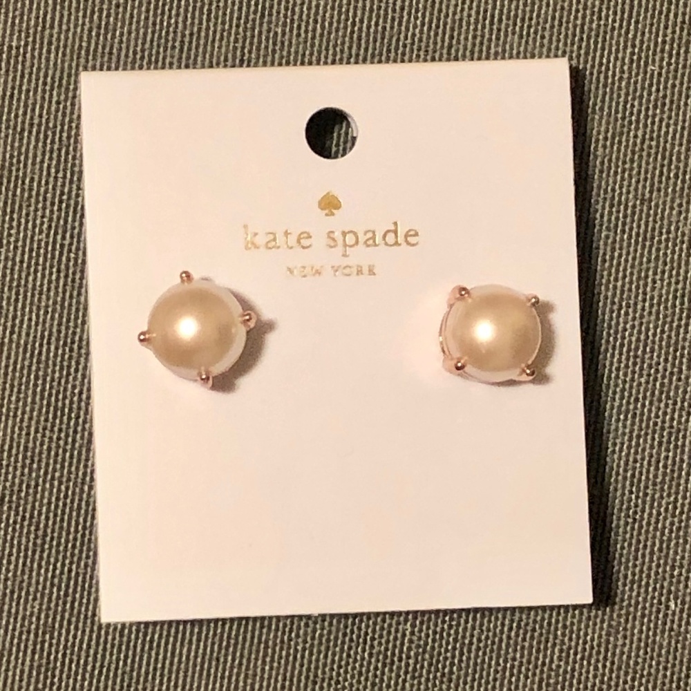 Kate Spade Pearl Stud Earrings - Never Worn